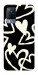 Чохол Black and white hearts для Vivo V21