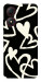 Чехол Black and white hearts для ZTE Blade A34 4G