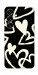 Чехол Black and white hearts для Galaxy S25+