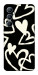 Чехол Black and white hearts для Realme C65 4G