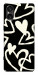 Чехол Black and white hearts для Sony Xperia 5 V