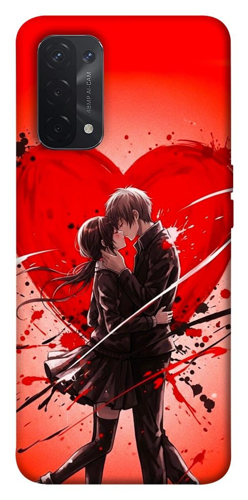 Чехол Dramatic couple для Oppo A74 5G