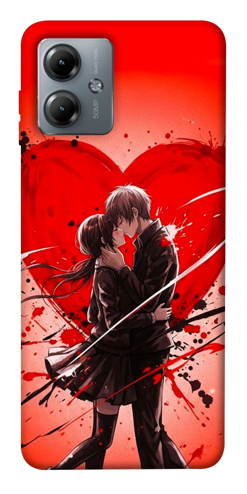 Чехол Dramatic couple для Motorola Moto G14