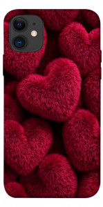 Чехол Fluffy hearts для iPhone 11