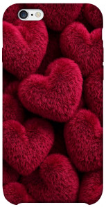 Чохол Fluffy hearts для iPhone 6 (4.7'')