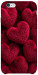 Чохол Fluffy hearts для iPhone 6