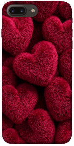 Чехол Fluffy hearts для iPhone 7 plus (5.5")