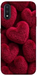 Чохол Fluffy hearts для Galaxy A01