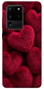 Чохол Fluffy hearts для Galaxy S20 Ultra (2020)