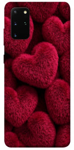 Чехол Fluffy hearts для Galaxy S20 Plus (2020)