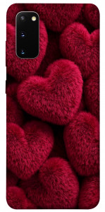 Чохол Fluffy hearts для Galaxy S20 (2020)