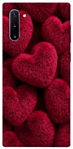 Чохол Fluffy hearts для Galaxy Note 10 (2019)