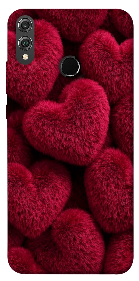 Чехол Fluffy hearts для Huawei Honor 8X