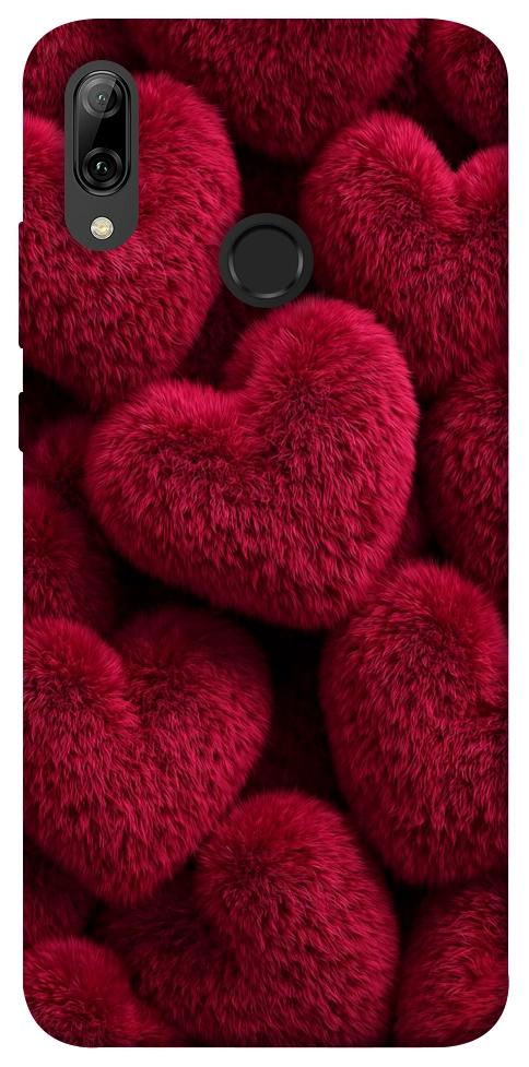 Чехол Fluffy hearts для Huawei P Smart (2019)