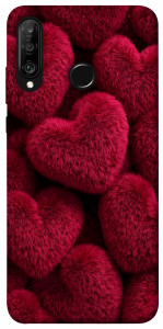 Чохол Fluffy hearts для Huawei P30 Lite