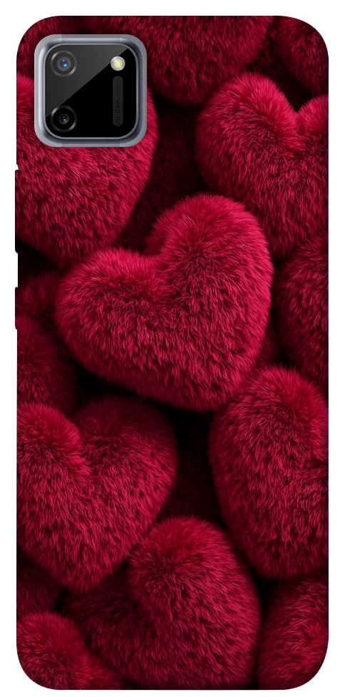 Чехол Fluffy hearts для Realme C11