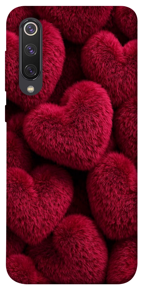 Чехол Fluffy hearts для Xiaomi Mi 9 SE