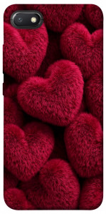 Чехол Fluffy hearts для Xiaomi Redmi 6A