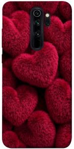Чохол Fluffy hearts для Xiaomi Redmi Note 8 Pro