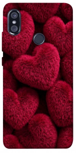 Чохол Fluffy hearts для Xiaomi Redmi Note 5 (DC)