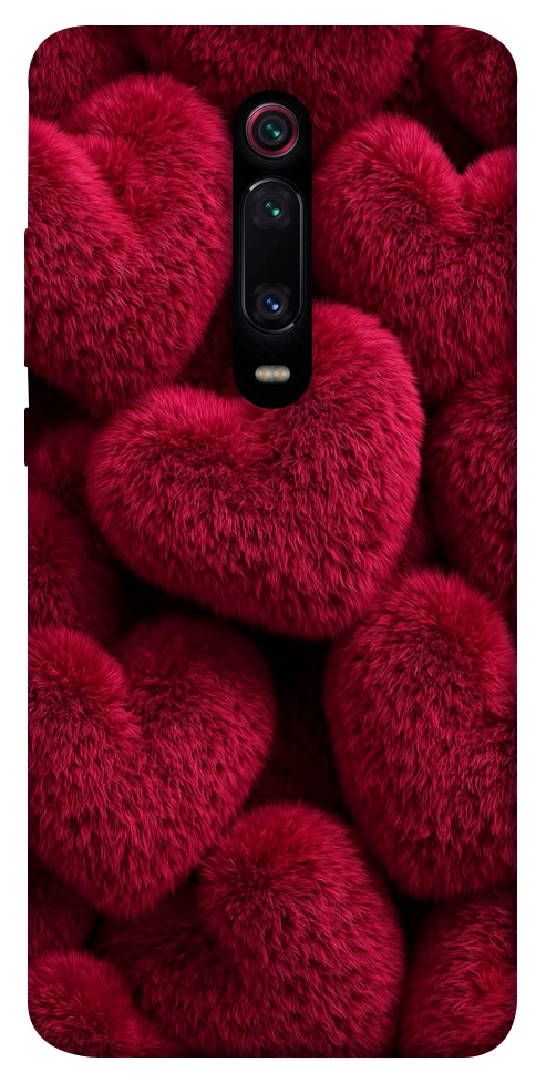 Чехол Fluffy hearts для Xiaomi Mi 9T