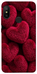 Чохол Fluffy hearts для Xiaomi Redmi 6 Pro