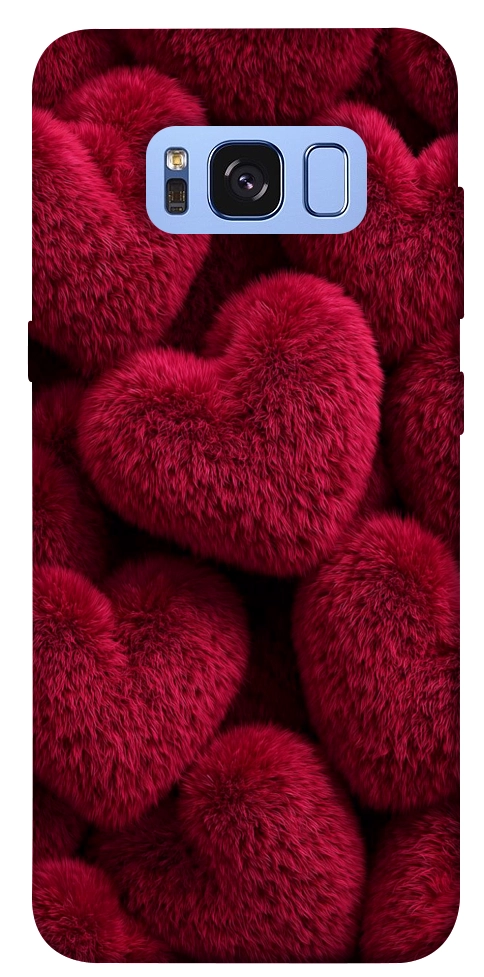 Чехол Fluffy hearts для Galaxy S8 (G950)