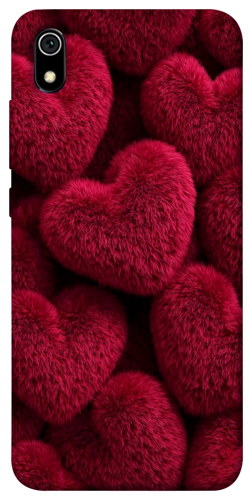 Чехол Fluffy hearts для Xiaomi Redmi 7A