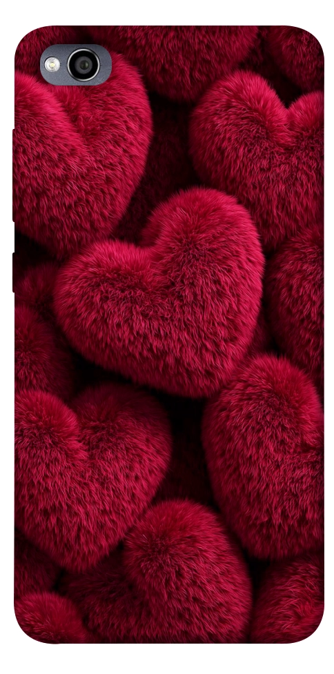 Чехол Fluffy hearts для Xiaomi Redmi 4A