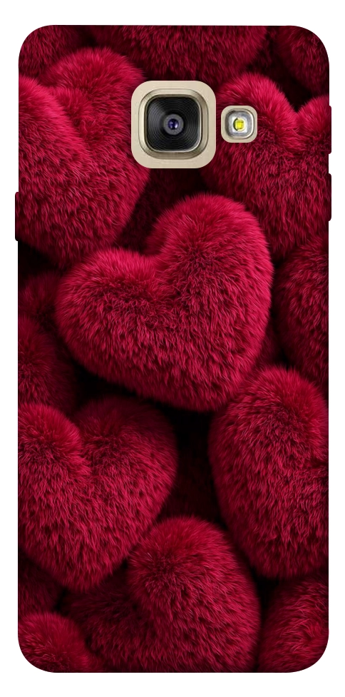 Чохол Fluffy hearts для Galaxy A5 (2017)