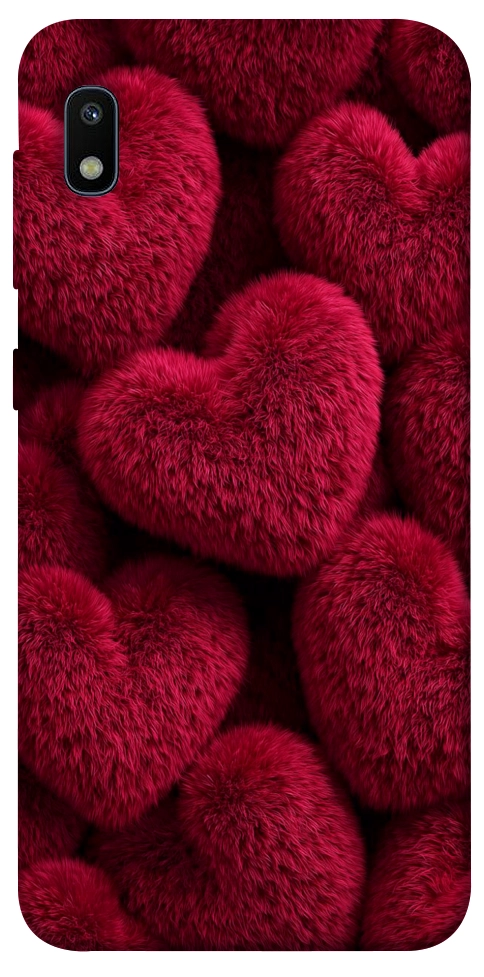 Чехол Fluffy hearts для Galaxy A10 (A105F)