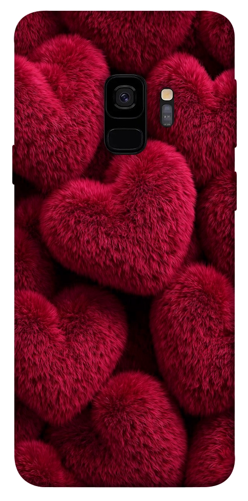 Чехол Fluffy hearts для Galaxy S9