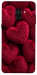 Чехол Fluffy hearts для Galaxy A8 (2018)
