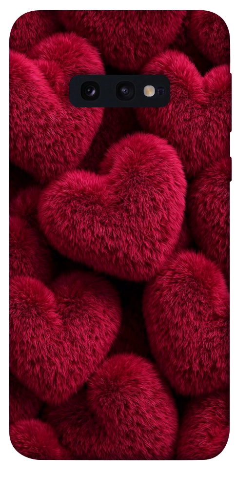 Чохол Fluffy hearts для Galaxy S10e