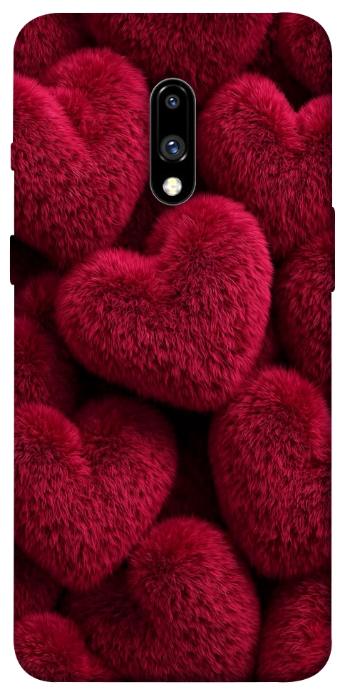 Чехол Fluffy hearts для OnePlus 7
