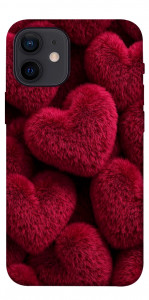 Чехол Fluffy hearts для iPhone 12 mini