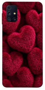 Чохол Fluffy hearts для Galaxy M31s