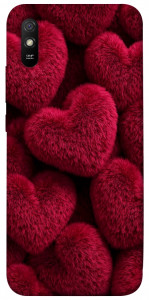 Чохол Fluffy hearts для Xiaomi Redmi 9A