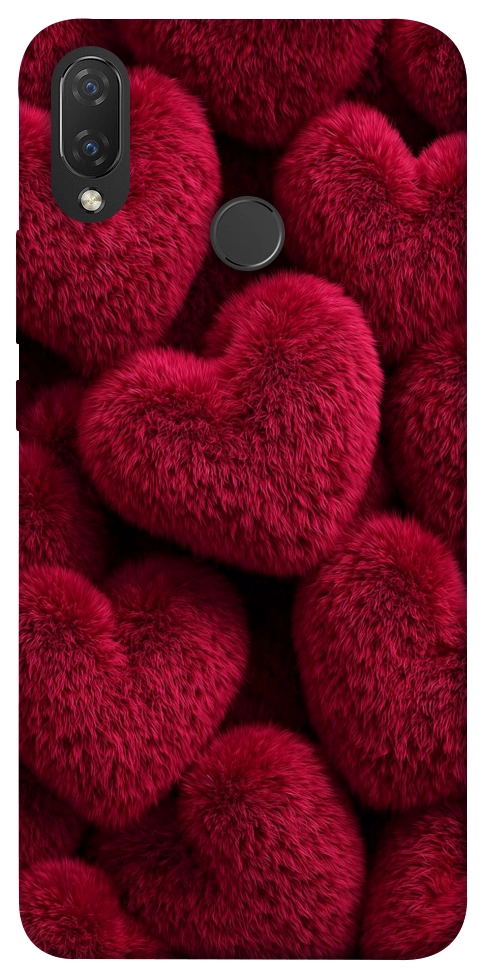 Чехол Fluffy hearts для Huawei Nova 3i