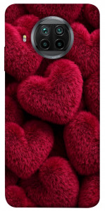 Чохол Fluffy hearts для Xiaomi Redmi Note 9 Pro 5G
