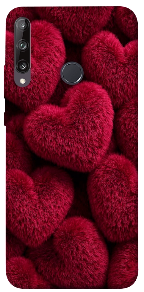 Чехол Fluffy hearts для Huawei P40 Lite E