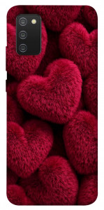 Чехол Fluffy hearts для Galaxy A02s