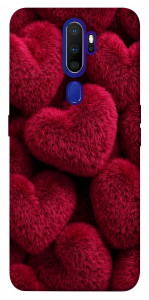 Чохол Fluffy hearts для Oppo A5 (2020)