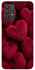 Чехол Fluffy hearts для Galaxy A32 4G