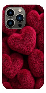 Чохол Fluffy hearts для iPhone 13 Pro