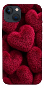 Чохол Fluffy hearts для iPhone 13