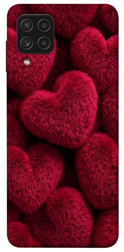 Чехол Fluffy hearts для Galaxy A22 4G
