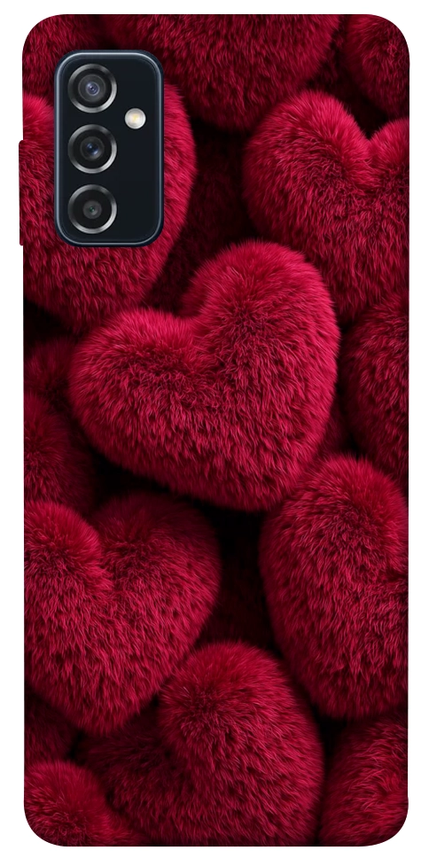 Чехол Fluffy hearts для Galaxy M52
