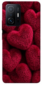 Чохол Fluffy hearts для Xiaomi 11T