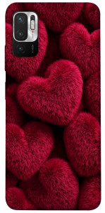 Чехол Fluffy hearts для Xiaomi Poco M3 Pro